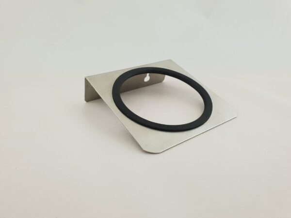 Soporte de pared en acero inoxidable satinado para secador de pelo tipo pistola, compatible con modelo B2010NIC
