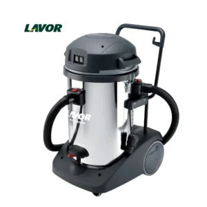 Aspiradora polvo y líquido Lavor Taurus IR 2 Way con depósito inox vista frontal