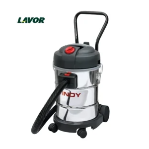 Aspiradora polvo y líquido Lavor Windy 130 IF con depósito inox vista frontal