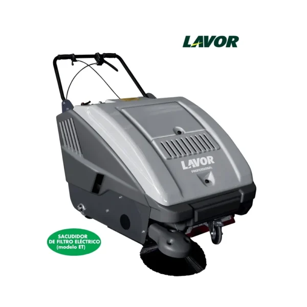 Barredora automática Lavor SWL 900 ET con cepillo lateral vista frontal