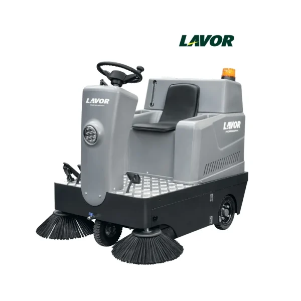 Barredora automática Lavor SWL R 950 ET con cepillos laterales vista frontal