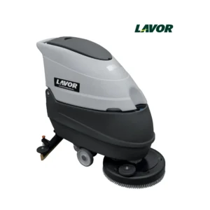 Fregadora automática Lavor Free Evo 50 vista frontal con boquilla de 800 mm