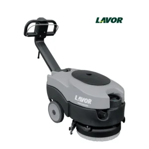 Fregadora automática Lavor Quick 36 vista frontal con boquilla de 460 mm