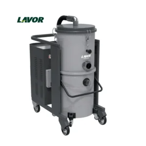 Aspiradora industrial Lavor DTV100 1-55 SL con depósito inox vista frontal