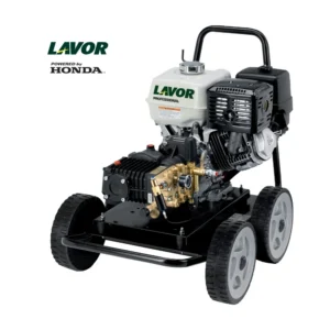maquina de agua a presión para limpieza industrial, con motor de gasolina Honda de 13 HP Lavor Thermic 13H