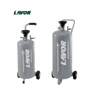 Pulverizador neumático Lavor Spray NV24 y NV50 con manómetro y lanza 600 a 900 mm