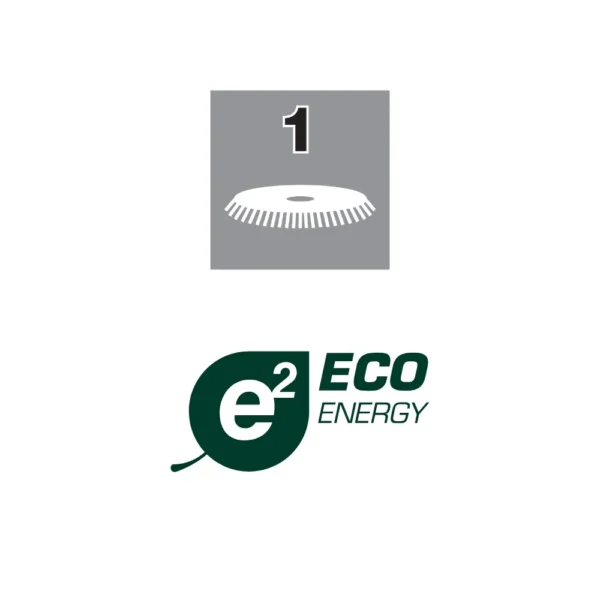 Depósitos extraíbles y panel de control de la Lavor Dynamic 45