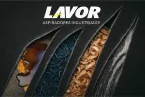 Aspirador industrial Lavor para virutas metálicas y residuos mixtos en talleres profesionales