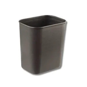 Papelera H4014PIN plástica negra 14L polipropileno con superficie exterior texturada, dimensiones 275×202×312mm, peso ultraligero 0,57kg para despachos y oficinas