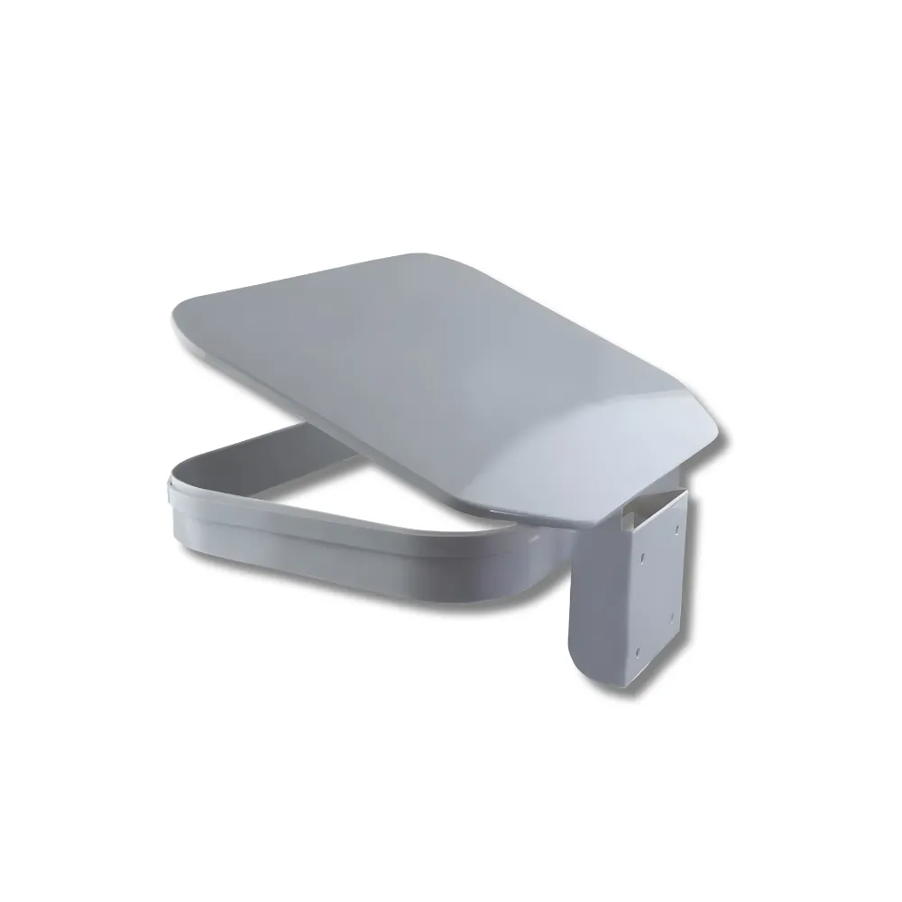 Portabolsas H8106BLC mural 80L/120L sistema papelera sin cuerpo chapa electrocincada blanco para gestión residuos con bolsa directa