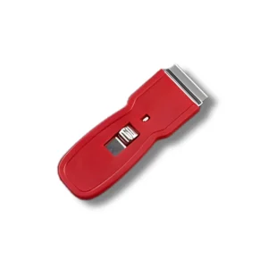 Portacuchillas plástico L4010PCP rascador cristales polipropileno cuchilla acero templado escamoteador inox rojo 45×120×5mm 38g para limpieza profesional vitrocerámicas