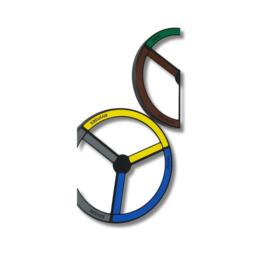 Vinilos para cabezal de papeleras de reciclaje