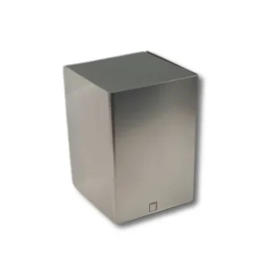 Dispensador papel mecha E4015SSS Industriales exterior acero inoxidable AISI304 espesor 1,0mm interior chapa acero 1,5mm acabado satinado base soporte pared chapa acero 1,5mm pintura electrostática poliéster gris oxidón sistema extracción central sin cerradura dimensiones 210×350mm instalaciones industriales talleres almacenes áreas producción profesional robustez durabilidad ambientes agresivos acceso libre