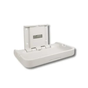 Cambiador pañales horizontal J1010PLW-N polietileno alta densidad HDPE 6mm tratamiento antibacteriano refuerzos estructura acero 4mm cinturón seguridad capacidad máxima 25kg mecanismo bisagra cilíndrica accionamiento neumático pletinas anclaje acero 4mm dimensiones abierto 820×455×550mm cerrado 820×115×550mm acabado claro rugoso antideslizante piel naranja certificación EN12221 cumplimiento ADA conformidad 93/42/EEC para cambio pañales bebés baños públicos profesional centros comerciales aeropuertos edificios