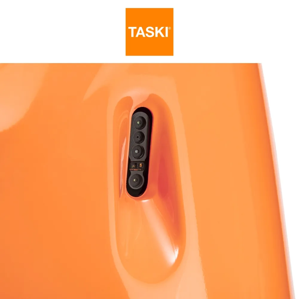 vista del sensor LiDar del robot fregadora Taski ecobot 50