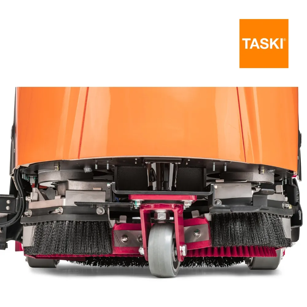 vista de los cepillos del robot fregadora Taski ecobot 50