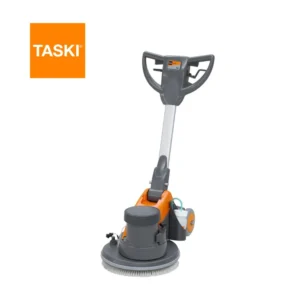 Monocepillo baja velocidad TASKI ergodisc 165 43cm con 165 RPM y empuñadura anatómica con protección manos