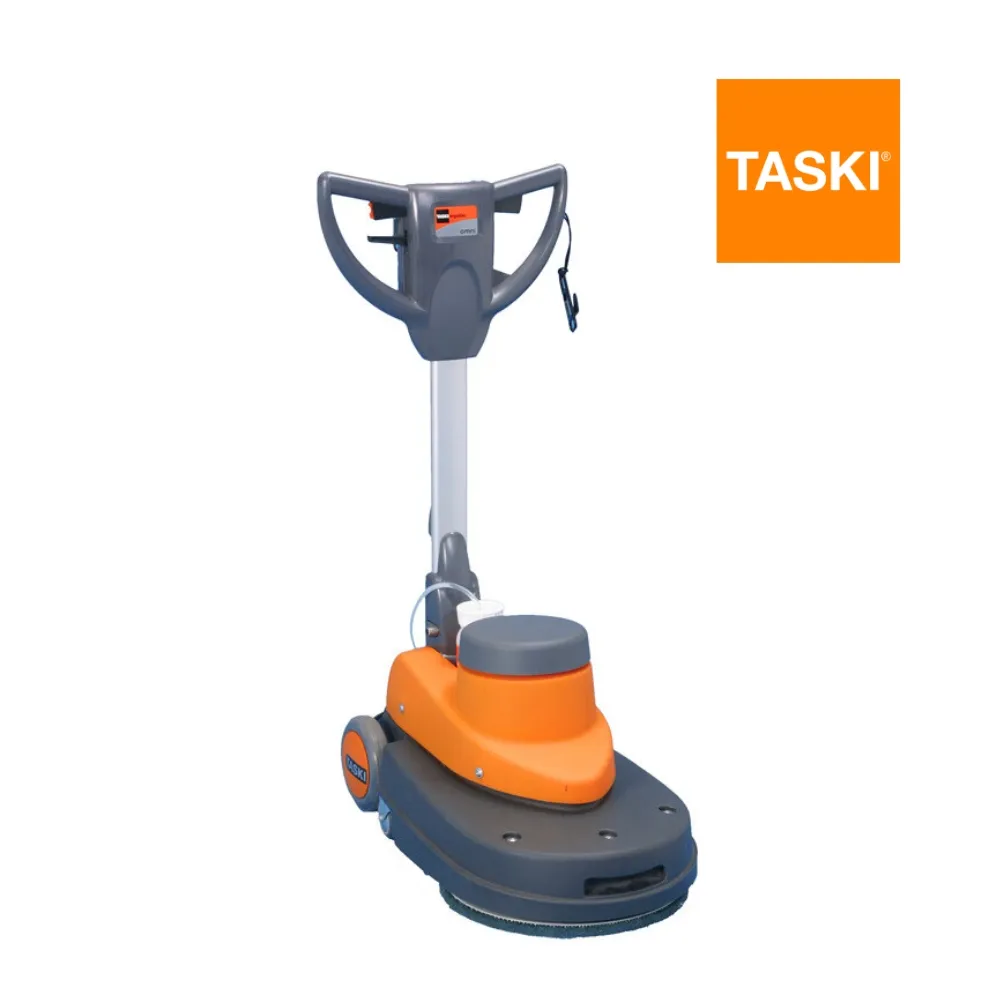 Monocepillo alta velocidad TASKI ergodisc omni 43cm con 900 RPM y funcionamiento multidireccional