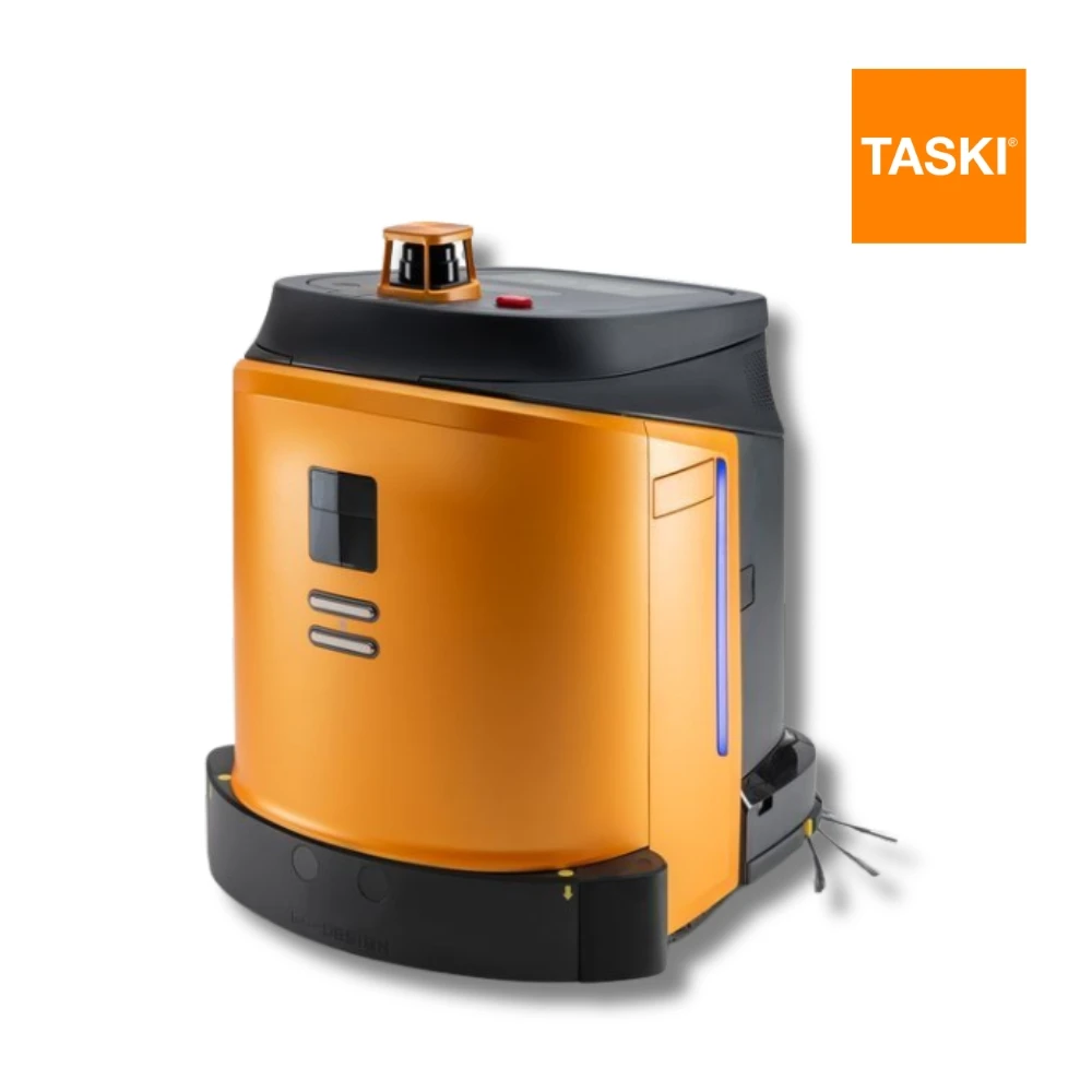 TASKI Phantas robot barrido aspirado mopa seca conectividad cloud compacta