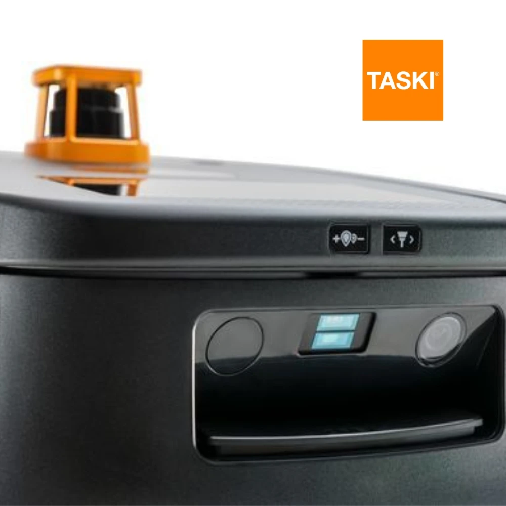 Robot de limpieza autónomo TASKI Phantas fregado, barrido, aspirado, mopa seca IA navegación LiDAR compacta profesional - Imagen 3