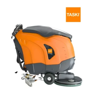 Fregadora TASKI ULTIMAXX 1900 modular para grandes superficies, con control digital y motor Whisper