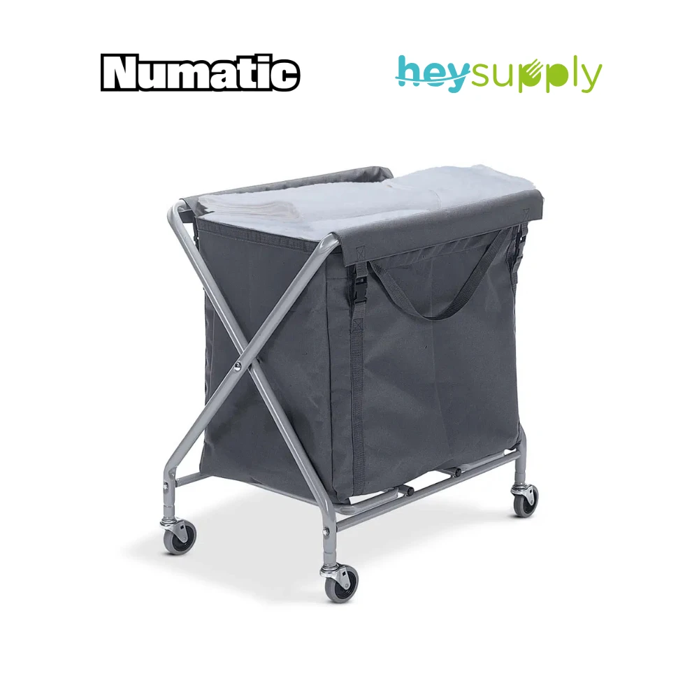 Carro de ropa Numatic NX1501 con bolsa lavable 150L y sistema plegable compacto