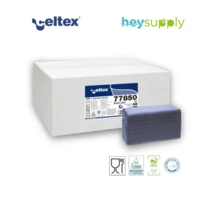 Celtex Omnia Labor Blue folded hand towels C77850