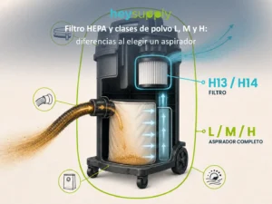 Filtro HEPA y clases de polvo L, M y H: diferencias al elegir un aspirador